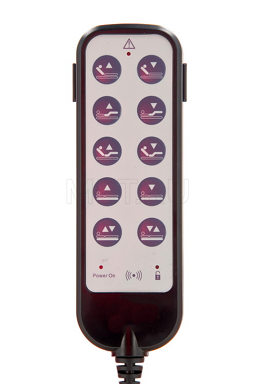 MET TERNA COLOR Кровать медицинская функциональная в текстильном чехле, цвет бордовый МЕТ