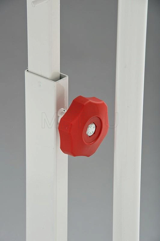 М138-04 Столик прикроватный с откидной столешницей, корзиной и инфузионной стойкой MET