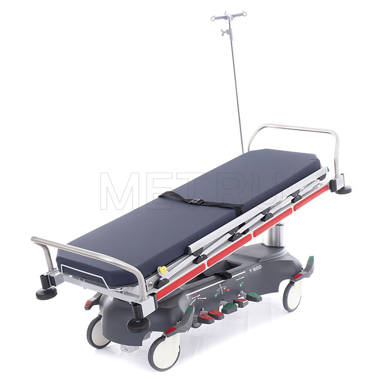 МЕТ ТВ-160 Тележка для перевозки больных с телескопическими колоннами и пятым колесом MET