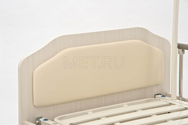 MET ARCTIC Кровать функциональная медицинская с низким ЛДСП-основанием цвета Выбеленный дуб МЕТ