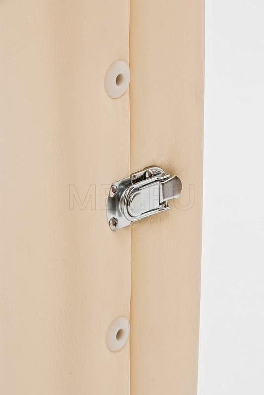 JFST01 Облегченный складной двухсекционный массажный стол со стальным каркасом, кремовый