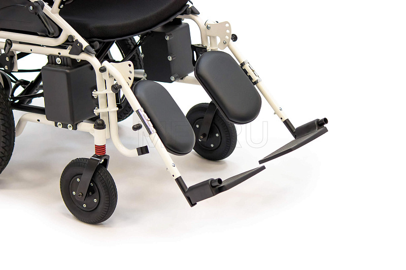 MET COMFORT 85 Электрическая, складная кресло коляска раскладываемая в горизонталь, с self-откидной спинкой МЕТ