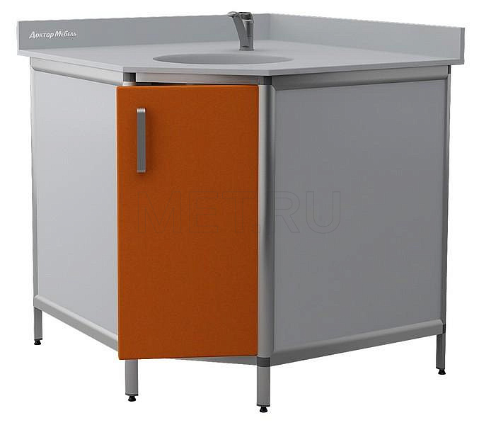 ДМ2-011-015 Угловой стол-тумба с мойкой от производителя