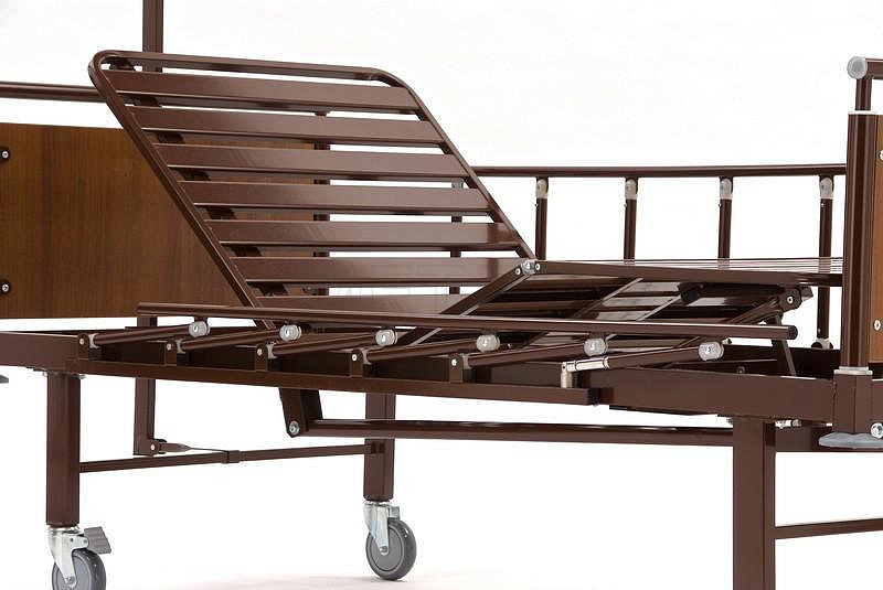 КМФ 943 WOOD Кровать медицинская функциональная четырехсекционная (пр-во Россия) от производителя