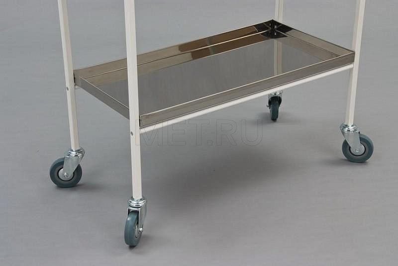 ТБ-01-00 Тележка сервисная из нержавейки МЕТ