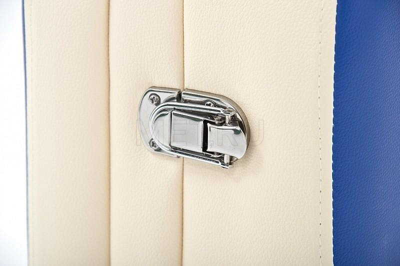 JF-AY01 Стол массажный складной деревянный трёхсекционный, сине-кремовый от производителя