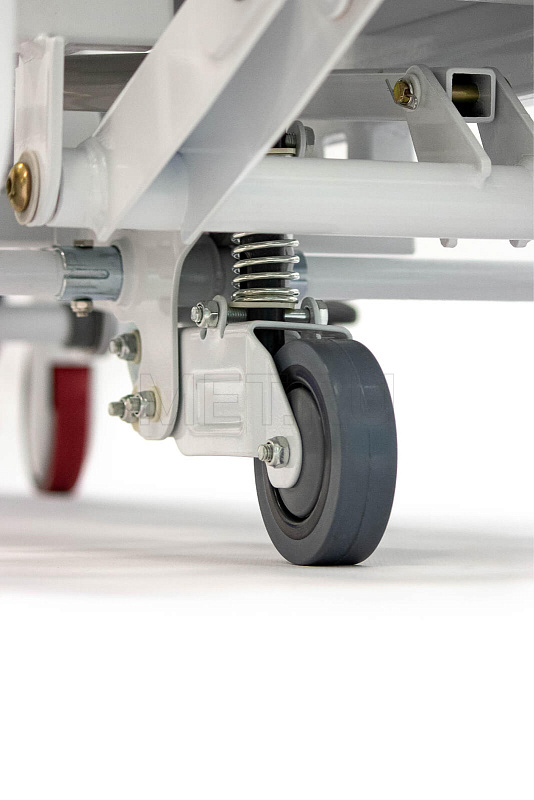 МЕТ ТВ-140 Тележка-каталка для перевозки больных с гидравлической системой регулировки высоты MET