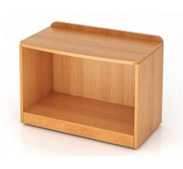 Полка навесная для книг 1200 х 300 х 400 (дуб молочный)