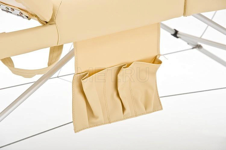 JFAL03А Легкий трёхсекционный алюминиевый массажный стол, бежевый от производителя