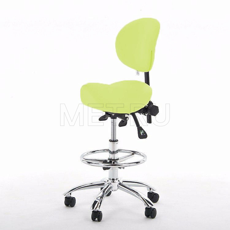Модель V Фисташковый цвет Стул-седло для массажиста МЕТ