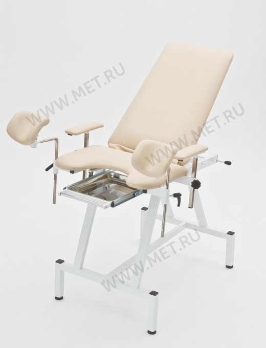  Кресло гинекологическое разборное, широкое,  повышенной грузоподьъемности (200 кг)(голубое) от производителя