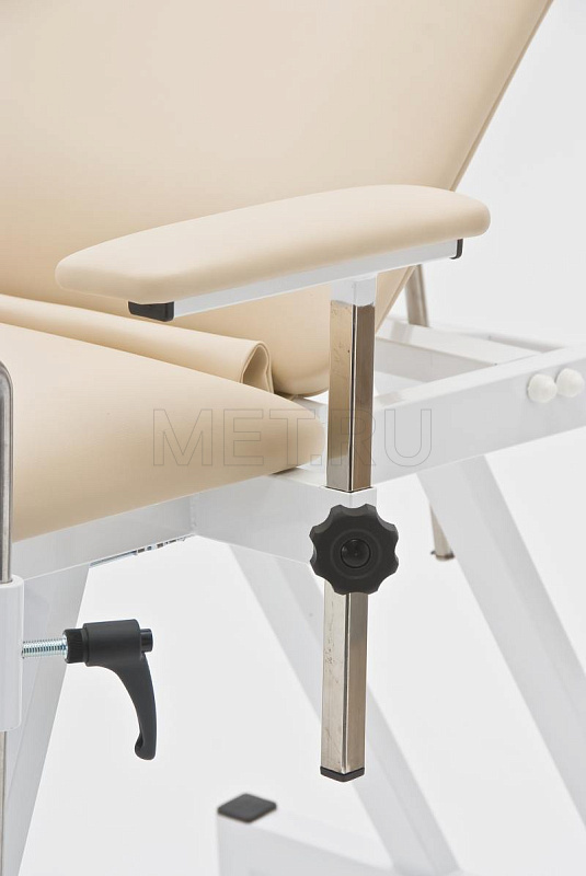 КСГ-01 Кресло гинекологическое с улучшенным шитьем и мягкими опорами, направляющие нерж.сталь от производителя