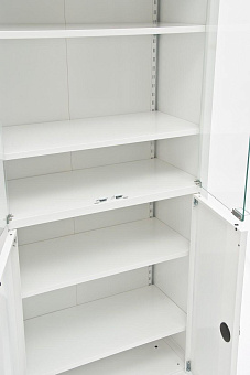 Шкаф медицинский металлический, с антибактериальной окраской