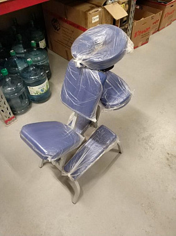 УЦЕНКА Скамья массажная стальная облегченная. СИН