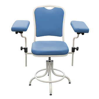 Донорское кресло с регулировкой высоты и кольцом для ног, цвет бежевый