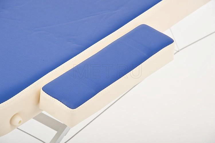 JF AL01А Стол массажный переносной алюм. син-крем/мк