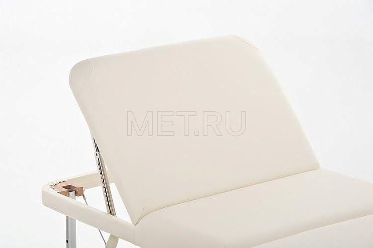 JFAL01А Легкий трёхсекционный алюминиевый массажный стол, кремовый МЕТ