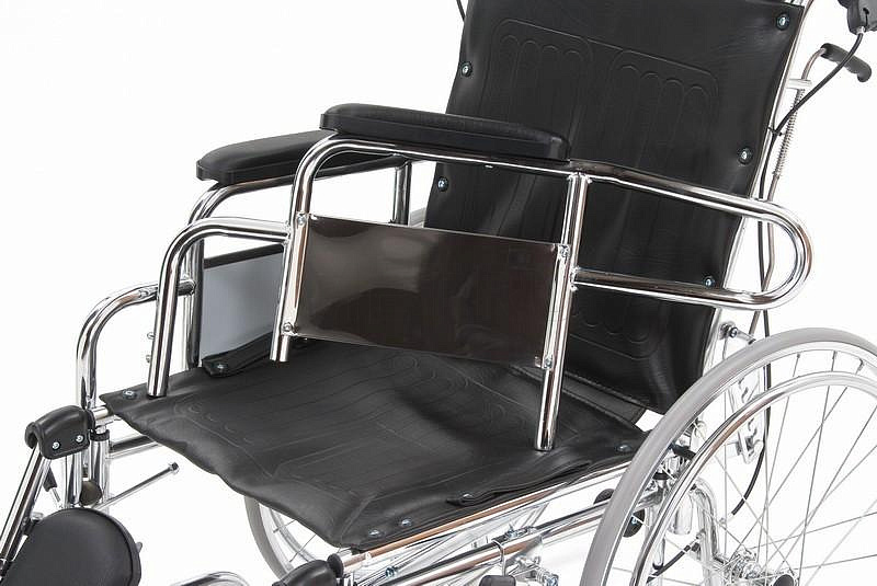 FS954GC-46, Кресло-коляска с высокой спинкой сиденье -кож.зам.