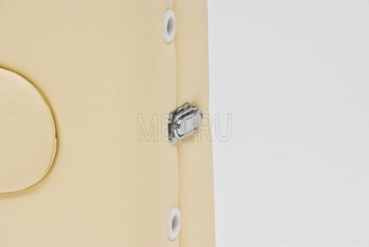 УЦЕНКА Wendermann Alum 01A (JFAL01A) (МСТ-002Л) Стол массажный переносной 2-х секционный КРЕМОВЫЙ МЕТ