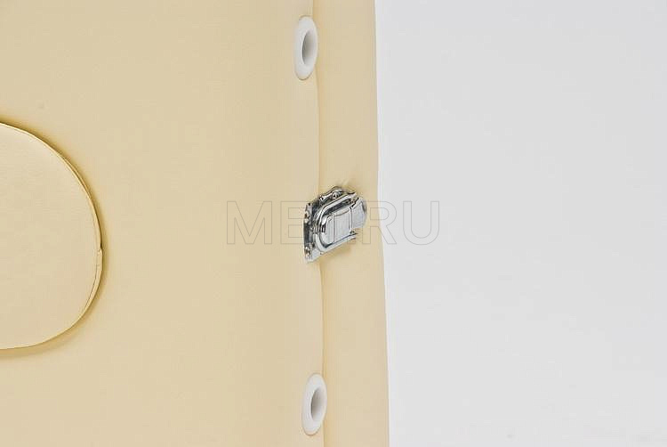 УЦЕНКА Wendermann Alum 01A (JFAL01A) (МСТ-002Л) Стол массажный переносной 2-х секционный КРЕМОВЫЙ МЕТ