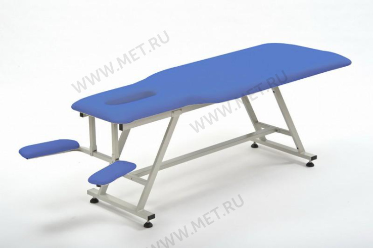 FIX-МТ1 Массажный стол стационарный, сталь с синей обивкой от производителя