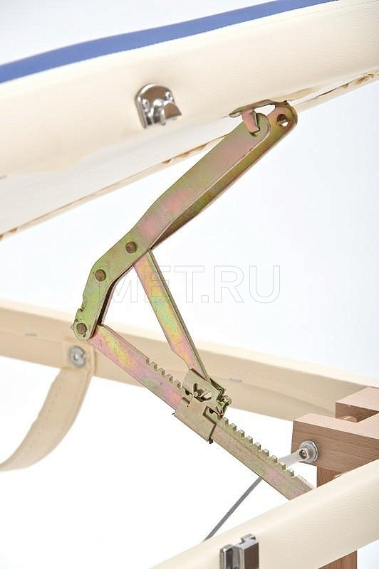 JF-AY01 Стол массажный складной деревянный трёхсекционный, сине-кремовый от производителя