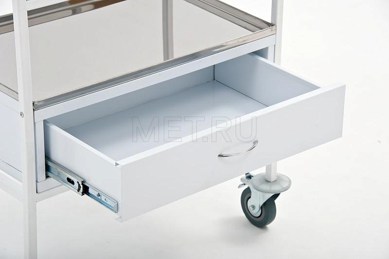 СМ.03.02 (мод.1) Стол манипуляционный (полки-нержавейка) MET