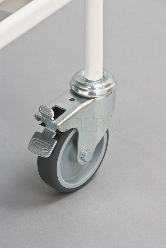 МСК-504 Столик инструментальный сварной, полки- нерж.сталь МЕТ