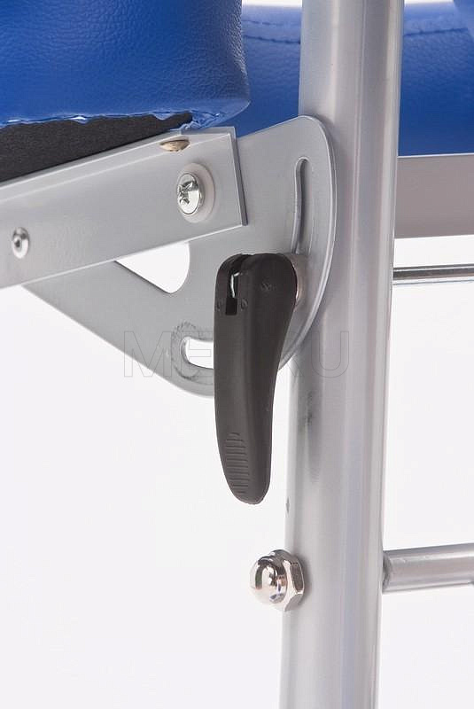 JFMC05 Массажная скамья алюминиевая складная синяя МЕТ