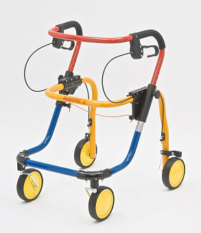 Детские ходунки-роллатор с алюминиевой складной рамой Rebotec Fixi 186.00.10