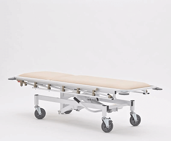 Тележка для перевозки больных  с гидроприводом, рентгенопрозрачная головная секция