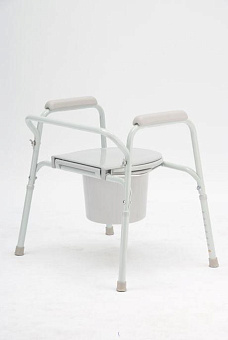 Кресло-туалет с алюминиевой рамой