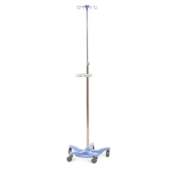 Инфузионная стойка-штатив/"ходунок"  с ручкой