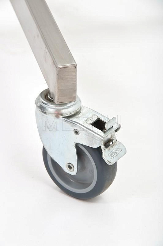 АТ-B21 (гусь) Манипуляционный стол из нержавеющей стали с гидроприводом (размер 515х800мм) MET