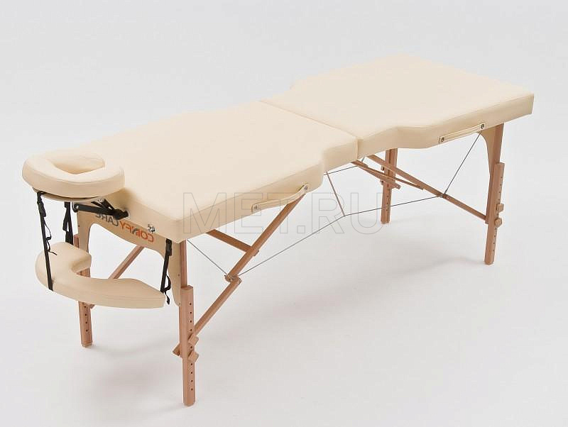 Wendermann Wood Advanta Складной массажный стол с рамой из бука, бежевый - серия Professional от производителя