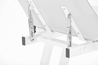 Кресло для доноров и процедур ЭЭГ с широкими подлокотниками, серое