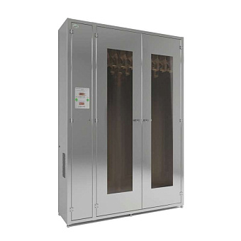 Шкаф для хранения десяти  эндоскопов, с продувкой и сушкой каналов, нерж.