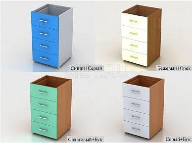 МЕТ Лугано ТМ 05.11 Каркас приставной тумбы от производителя