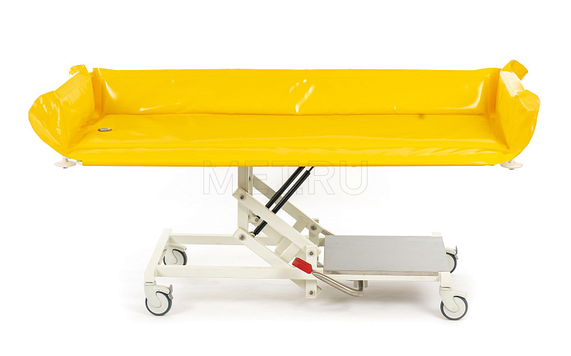 МЕТ ТВ-280  Тележка медицинская для перевозки больных с подъемными бортиками МЕТ ТВ-280  MET