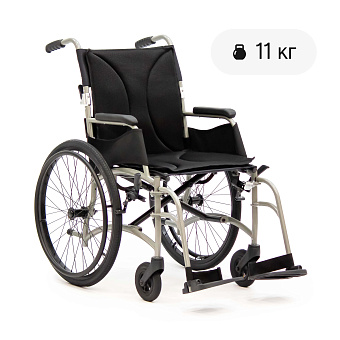 Кресло-коляска инвалидная алюминиевая, облегченная