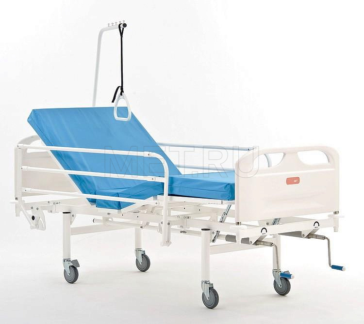 МЕТ 3-01 New Кровать медицинская функциональная четырехсекционная винтовая МЕТ