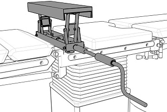 Комплект для операций с подъемом и удержанием поясничной, тазовой или грудной области тела