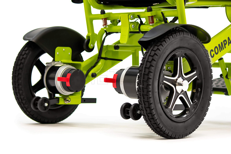 MET COMPACT 35 Кресло-коляска складная с электроприводом и 2 аккумуляторами