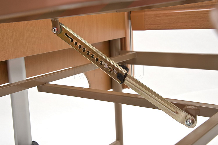 MET TERNA COLOR Кровать медицинская функциональная в текстильном чехле, цвет бордовый МЕТ