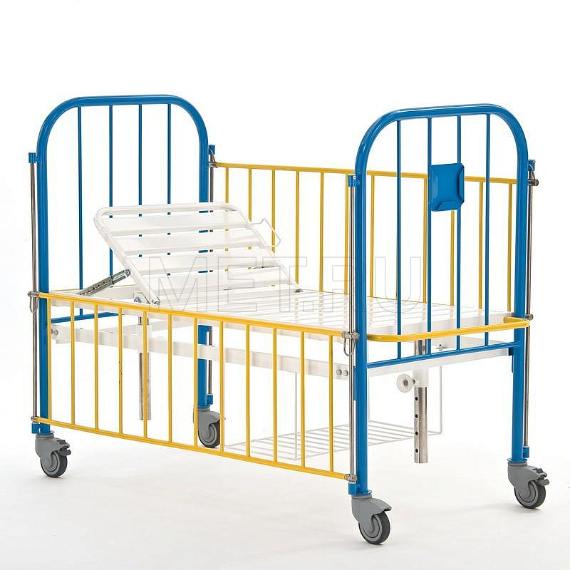 КМФД-7310 Голубой Кровать 2-х секционная детская с регулировкой высоты и наклона ложа от производителя