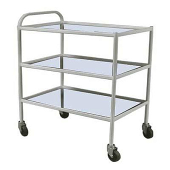 Столик процедурный передвижной с тремя  полками