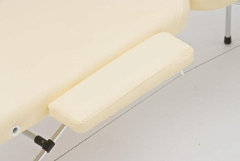 Стол массажный переносной 2-х секционный КРЕМОВЫЙ