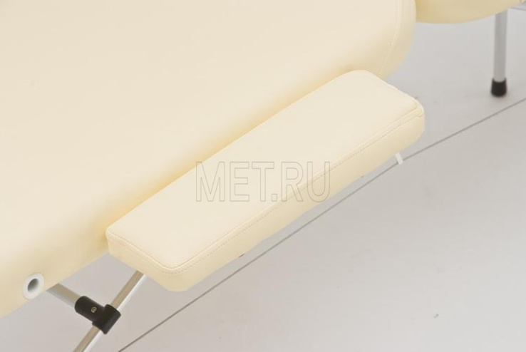 УЦЕНКА Wendermann Alum 01A (JFAL01A) (МСТ-002Л) Стол массажный переносной 2-х секционный КРЕМОВЫЙ МЕТ