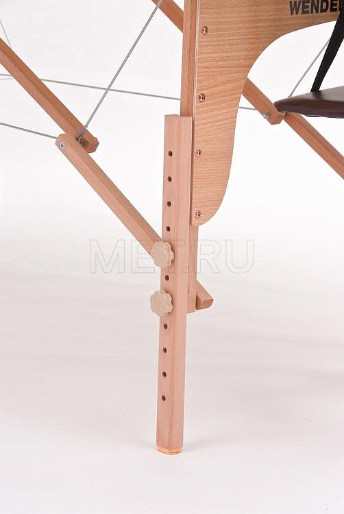 JF-AY01 Массажный складной трёхсекционный стол с рамой из бука, коричнево-бежевый от производителя