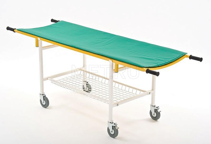 МЕТ ТПБ-01М Тележка для перевозки больных со съёмной панелью (ложе-мет.лист) от производителя